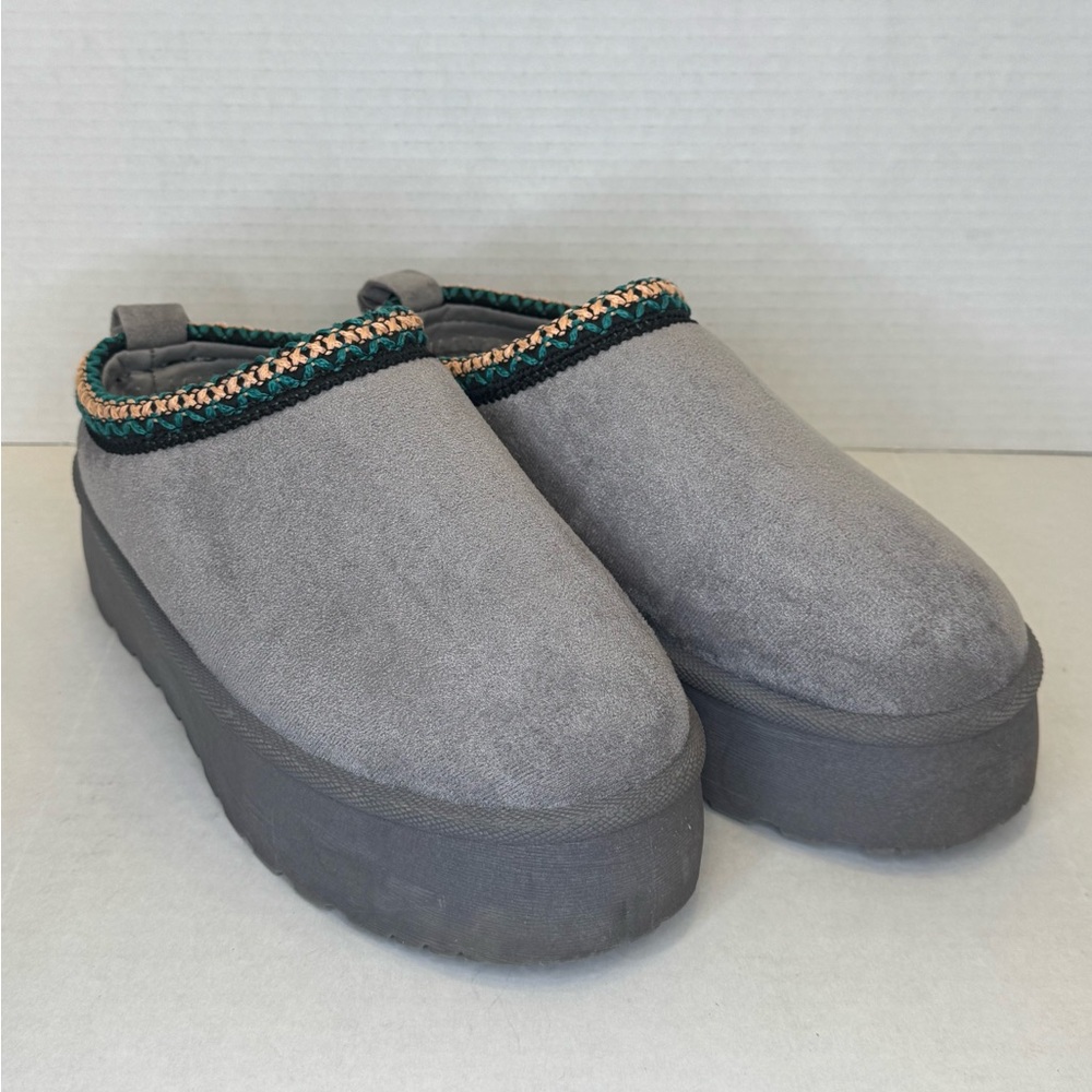 Mudd Stormy Platform Clogs Grey - image 3